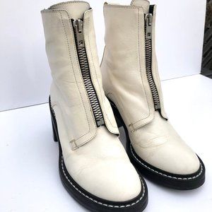 Rag & Bone Palaia White Leather boot